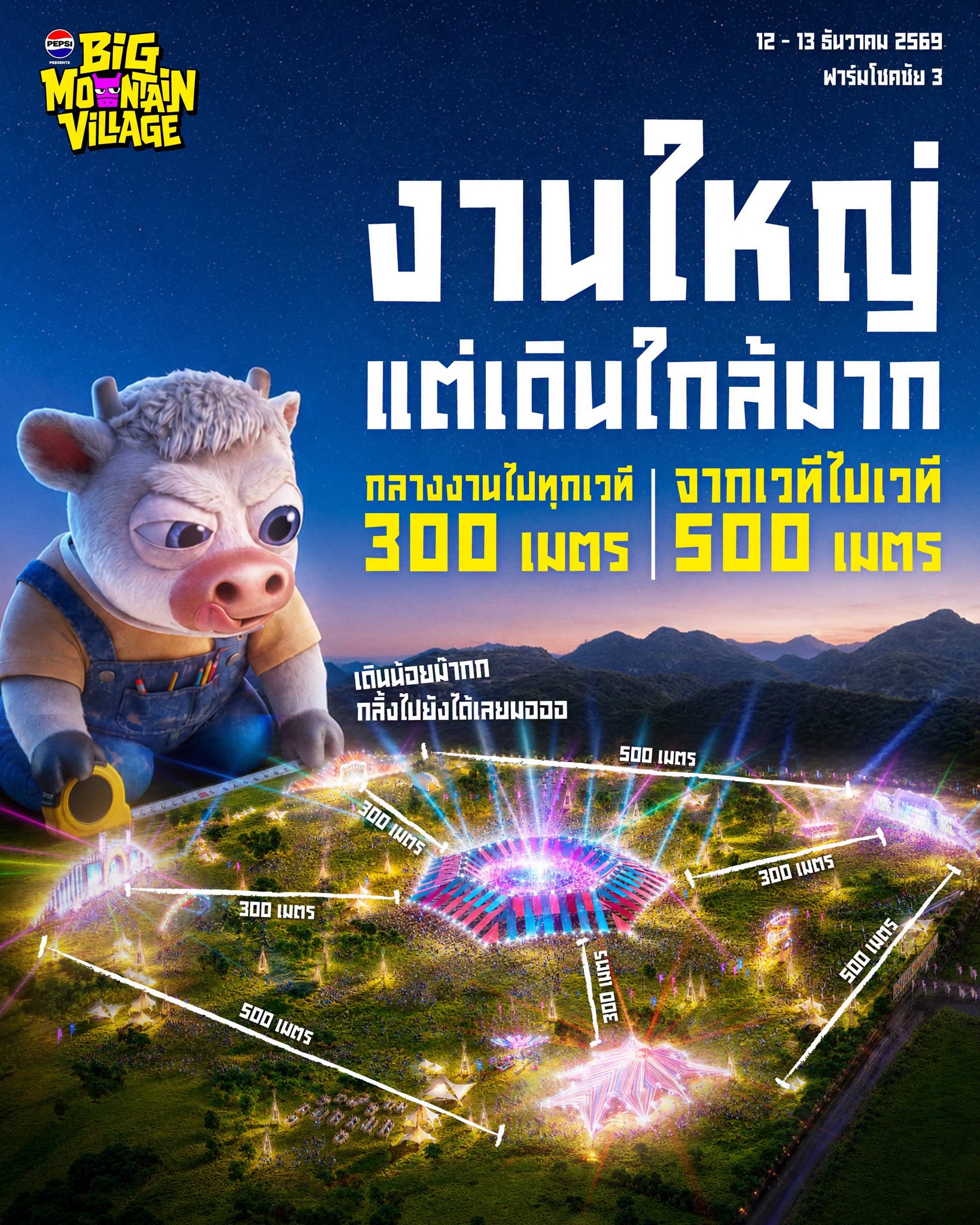 งานใหญ่ แต่เดินใกล้มาก — แผนผังงาน Big Mountain Village 2026