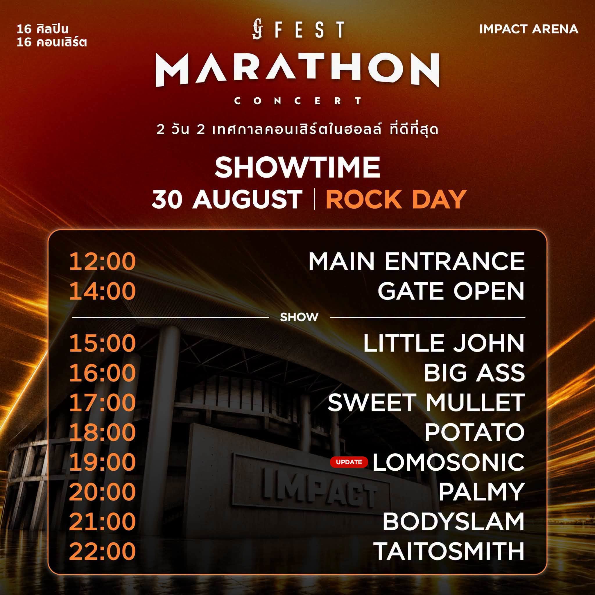 Rock Day Showtime *Update*