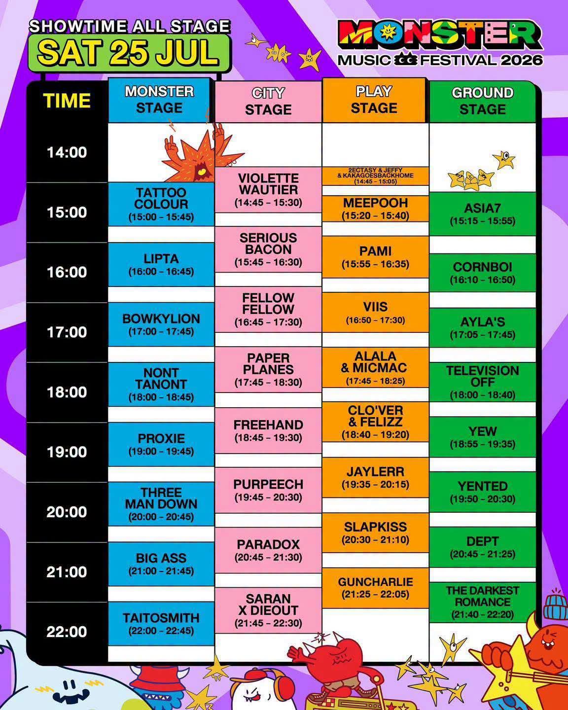 SAT 25 JUL