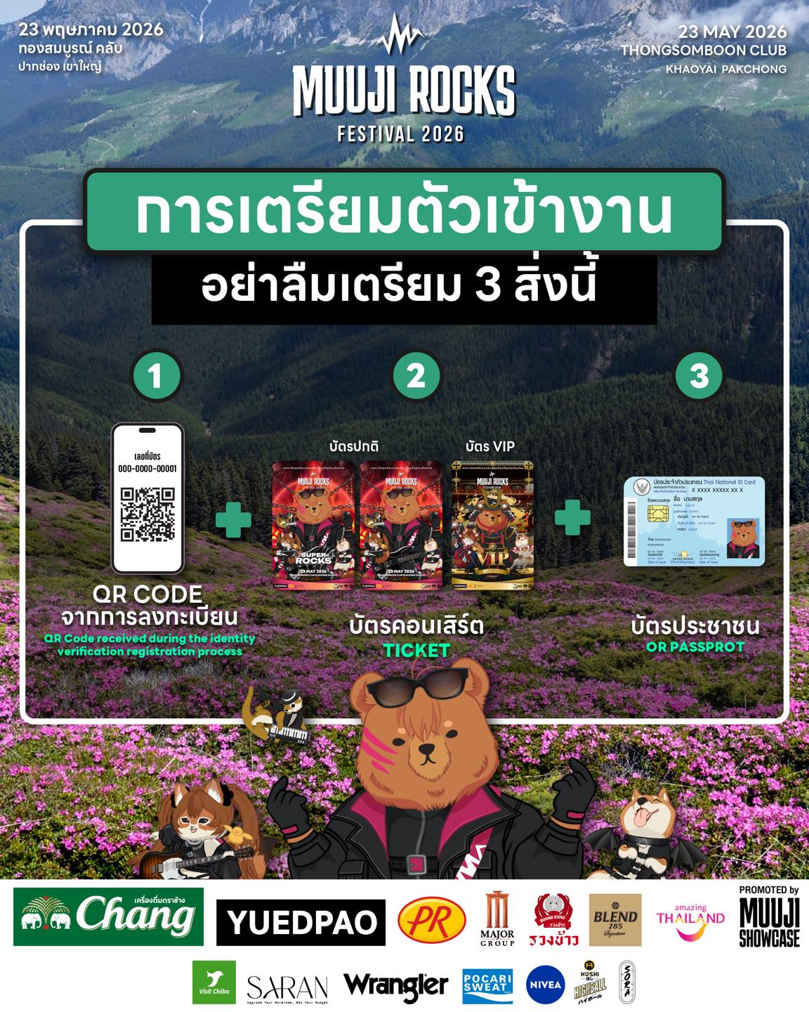 การเตรียมตัวเข้างาน